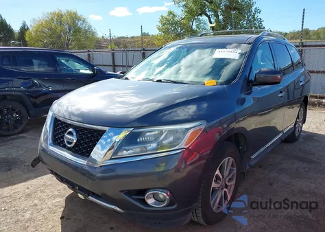 2013 Nissan Pathfinder Sl из США, поврежденный, VIN 5N1AR2MN1DC624675